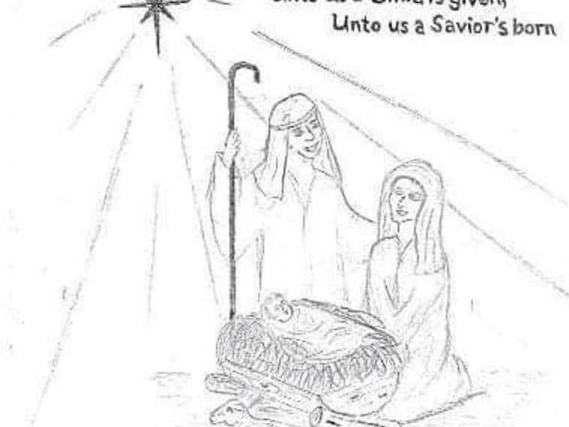 Peace in the nights’ sky, Jesus has&nbsp;come